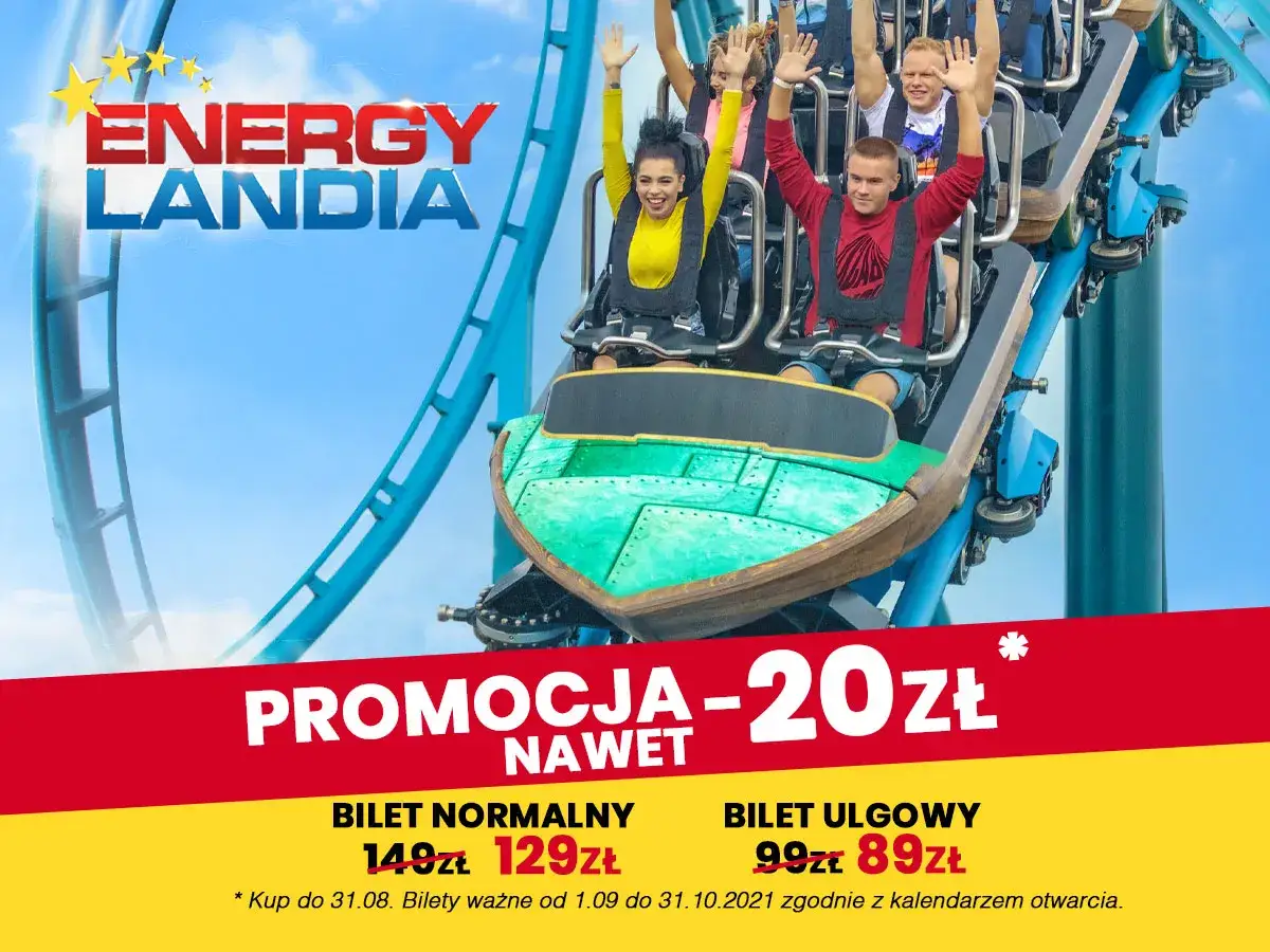 Energylandia cennik bilet&oacute;w 2026