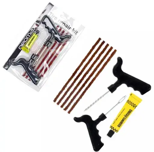 narzędzia do samodzielnej naprawy opony