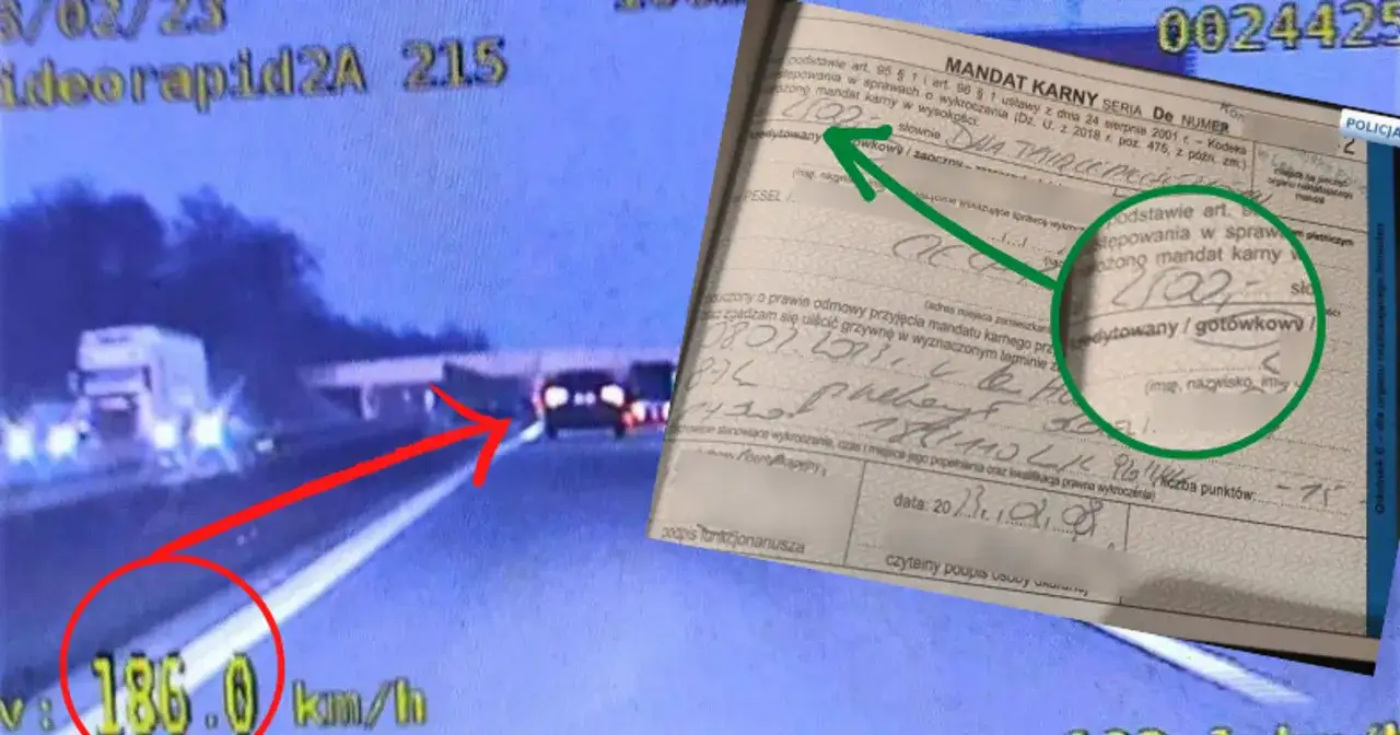 Mandat za przekroczenie prędkości Czechy