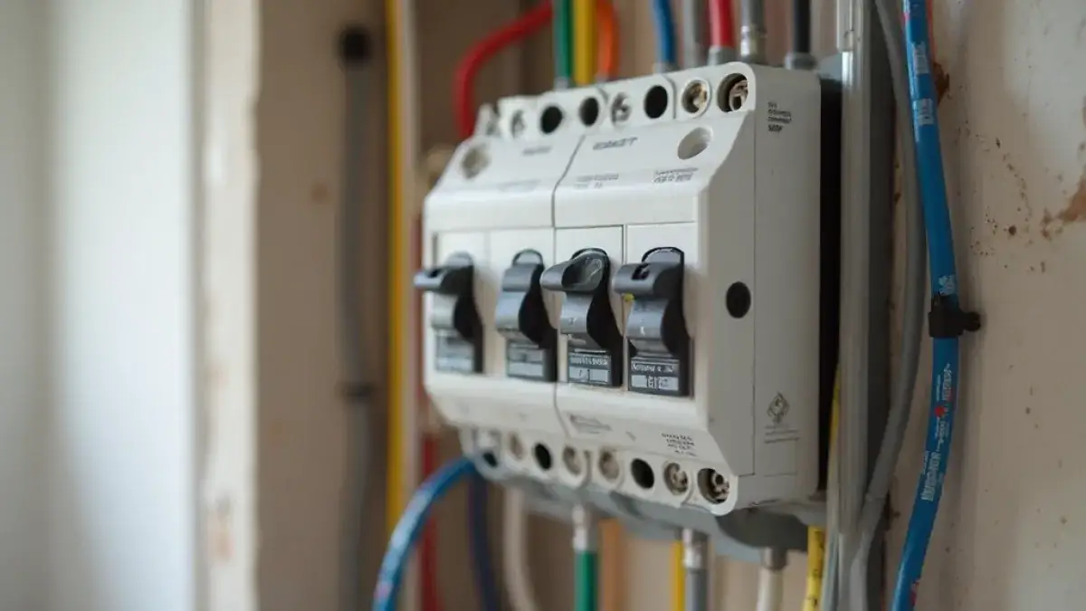 elektryk podłączający instalację tr&oacute;jfazową w mieszkaniu