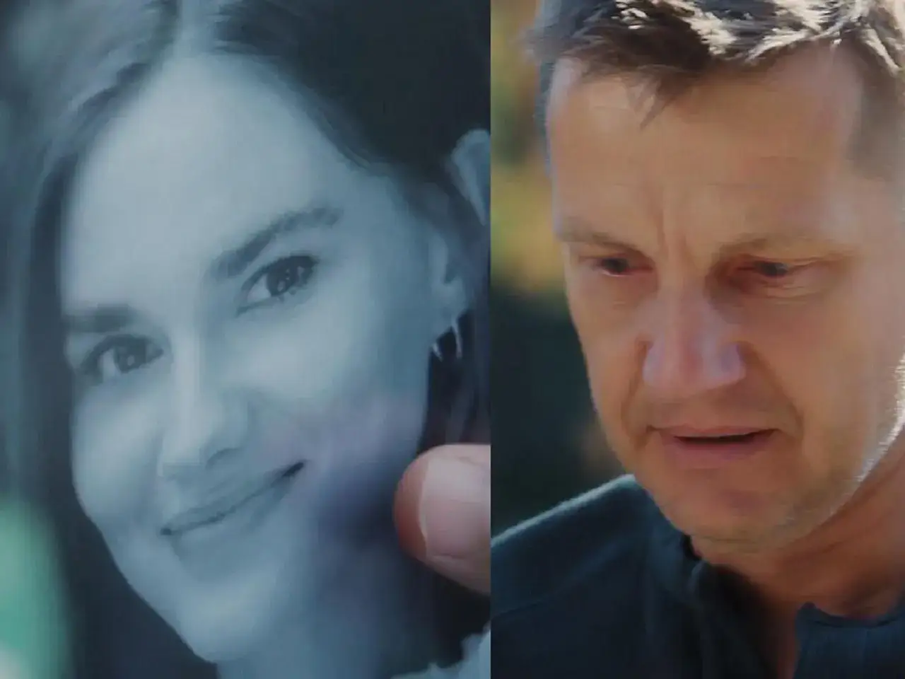 Czy Franka odchodzi z M jak miłość? Na zdjęciu uśmiechnięta młoda kobieta i zamyślony mężczyzna.