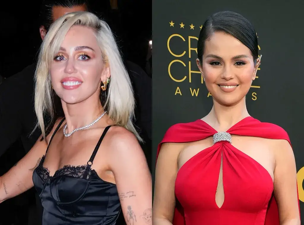 Zdjęcie Selena Gomez Miley Cyrus - Relacje i współpraca między gwiazdami pop