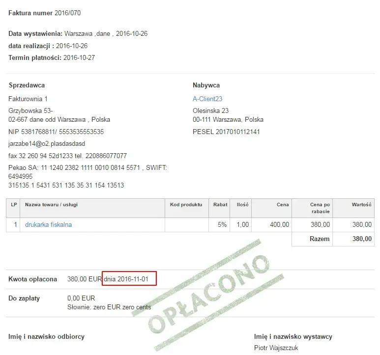 Zdjęcie Data sprzedaży na fakturze za najem. Unikaj błędów podatkowych i księgowych