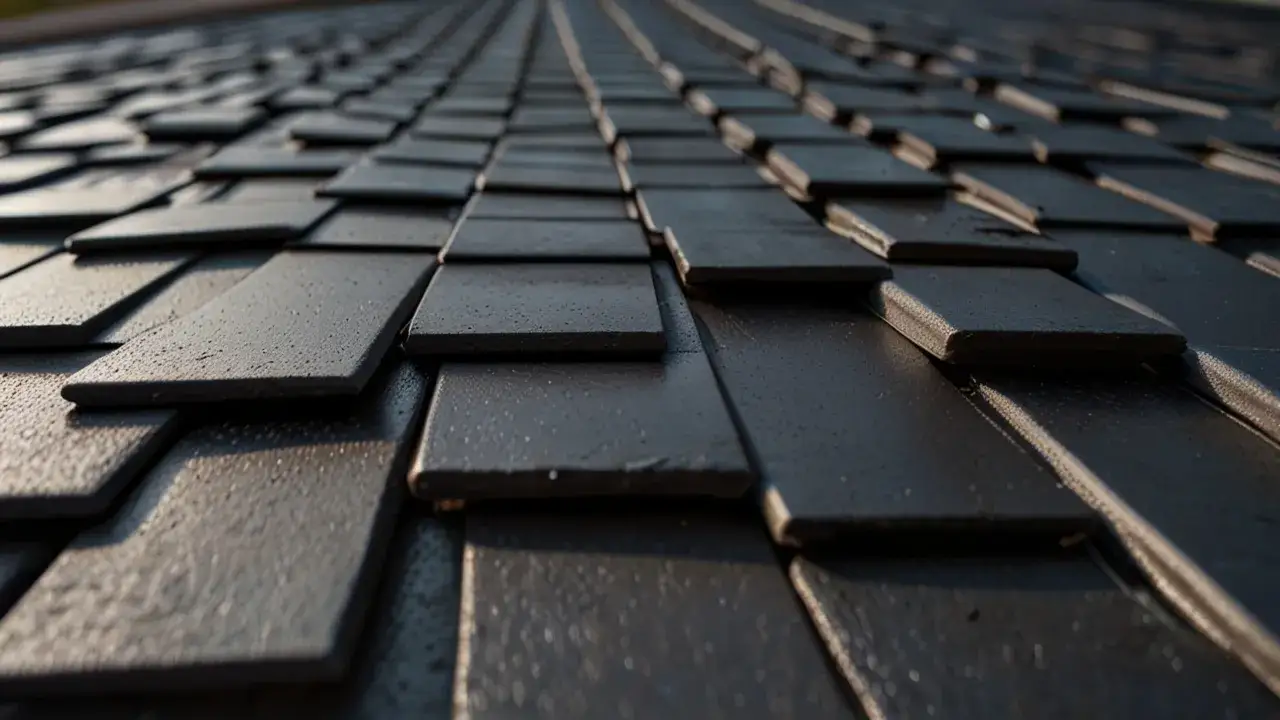 Zdjęcie Dachówka karpiówka antracyt: elegancja i trwałość dla Twojego dachu