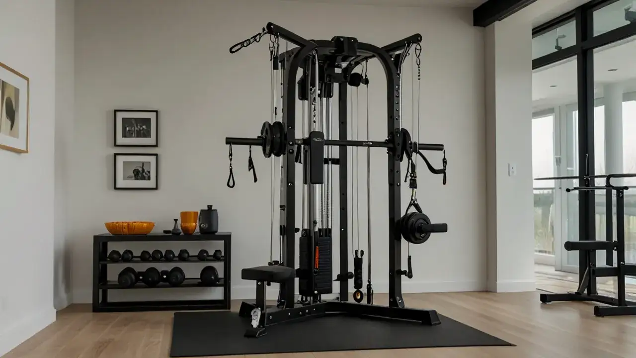 Zdjęcie Brama z wyciągiem: Kompletny trening siłowy w domu - Porady