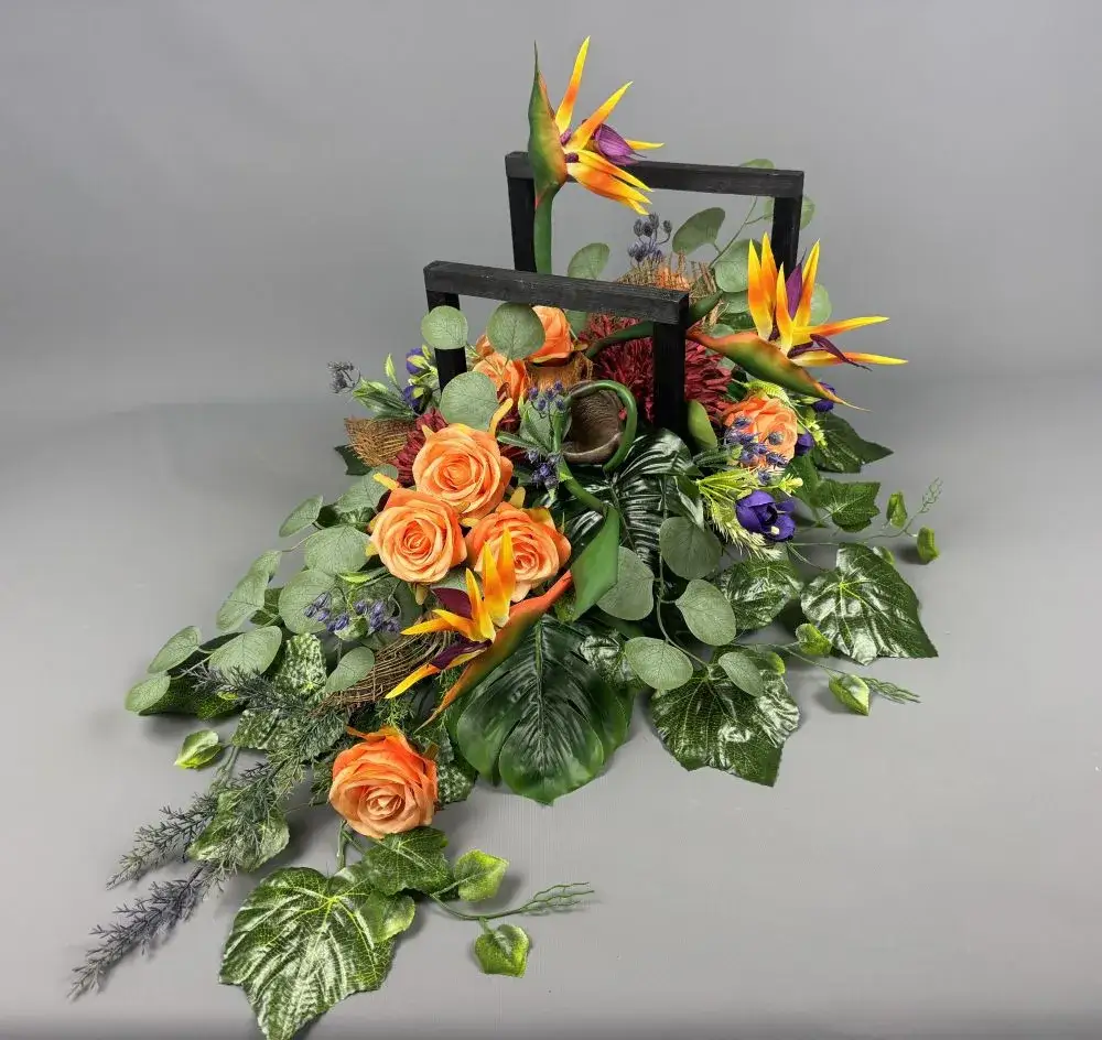 Materiały do wiązanki na cmentarz