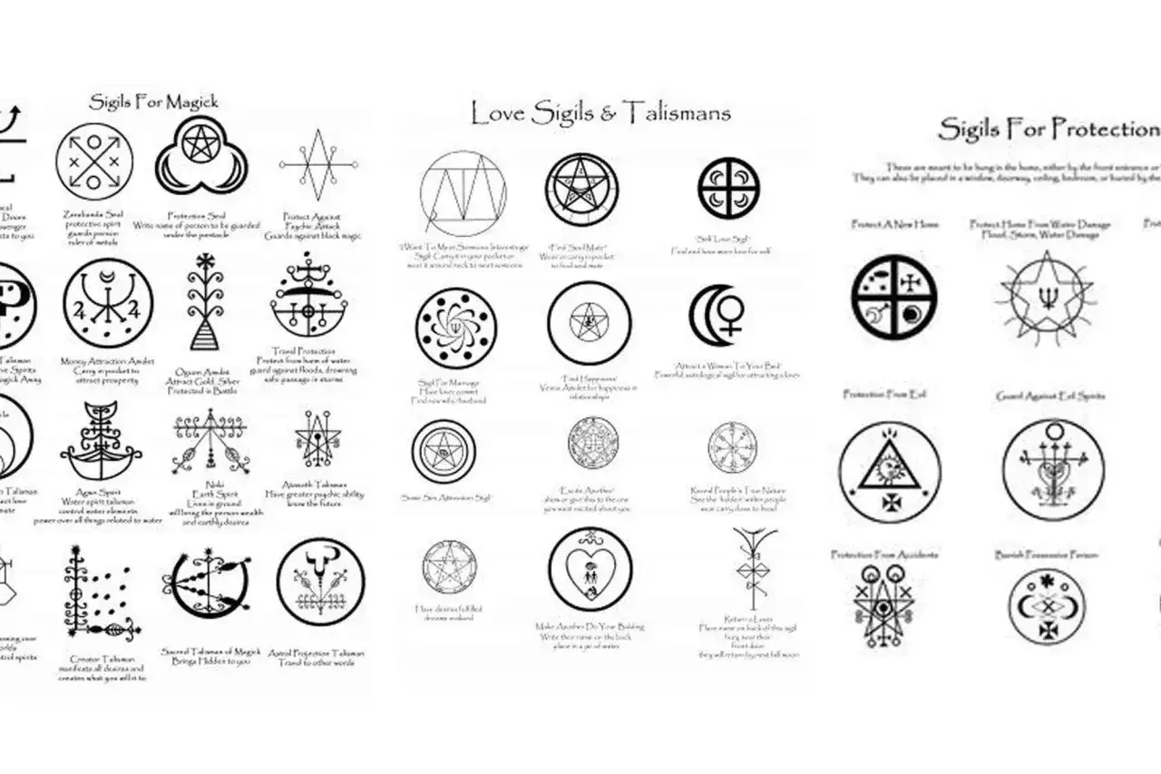 dawne symbole magiczne