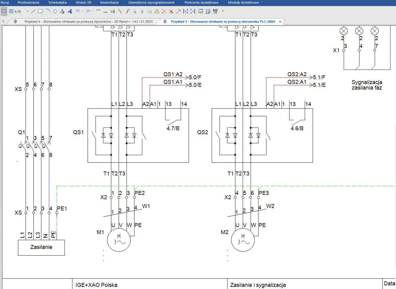 Elektryk schemat elektryczny
