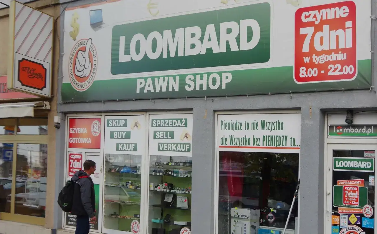 Na czym polega lombard? Skup, sprzedaż, szybka gotówka. Sklep czynny 7 dni w tygodniu od 8:00 do 22:00.