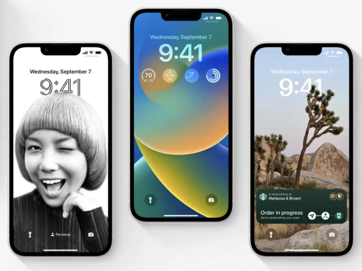 Aktualizacja iOS na iPhone ekran