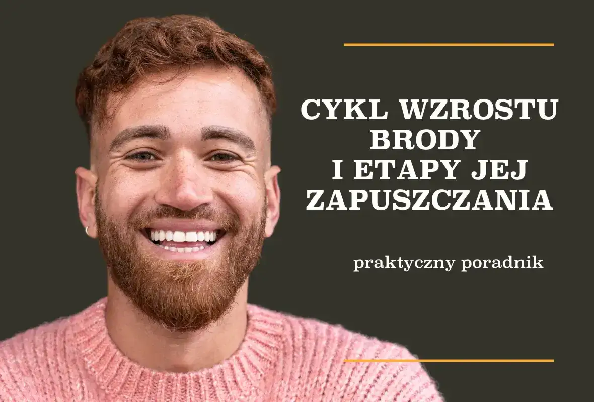 Etapy wzrostu zarostu na twarzy mężczyzny