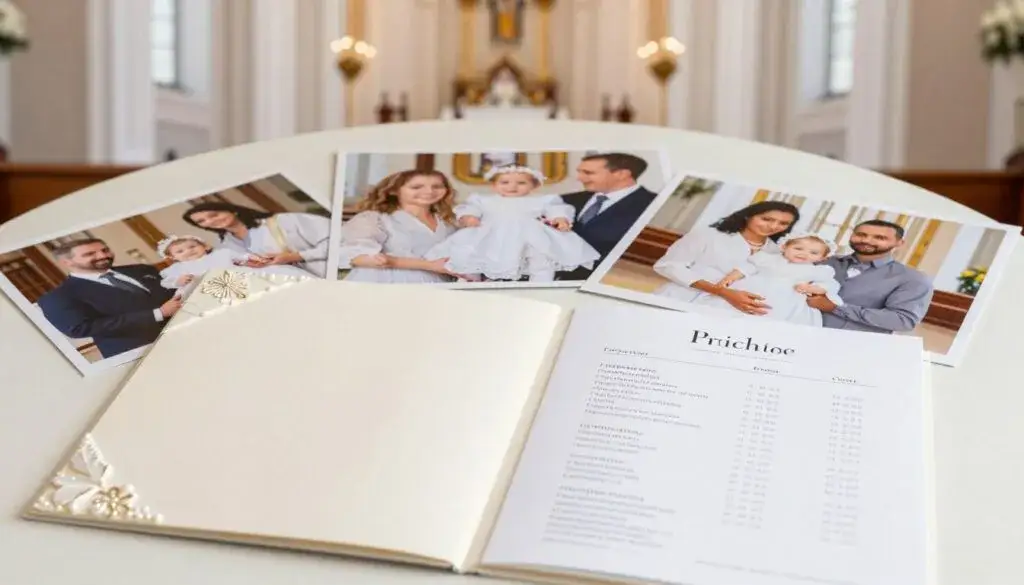 Przykładowe pakiety fotograficzne na chrzest porównanie