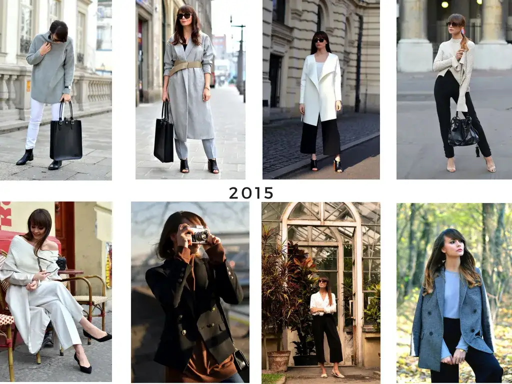 różne style ubioru kolaż moda