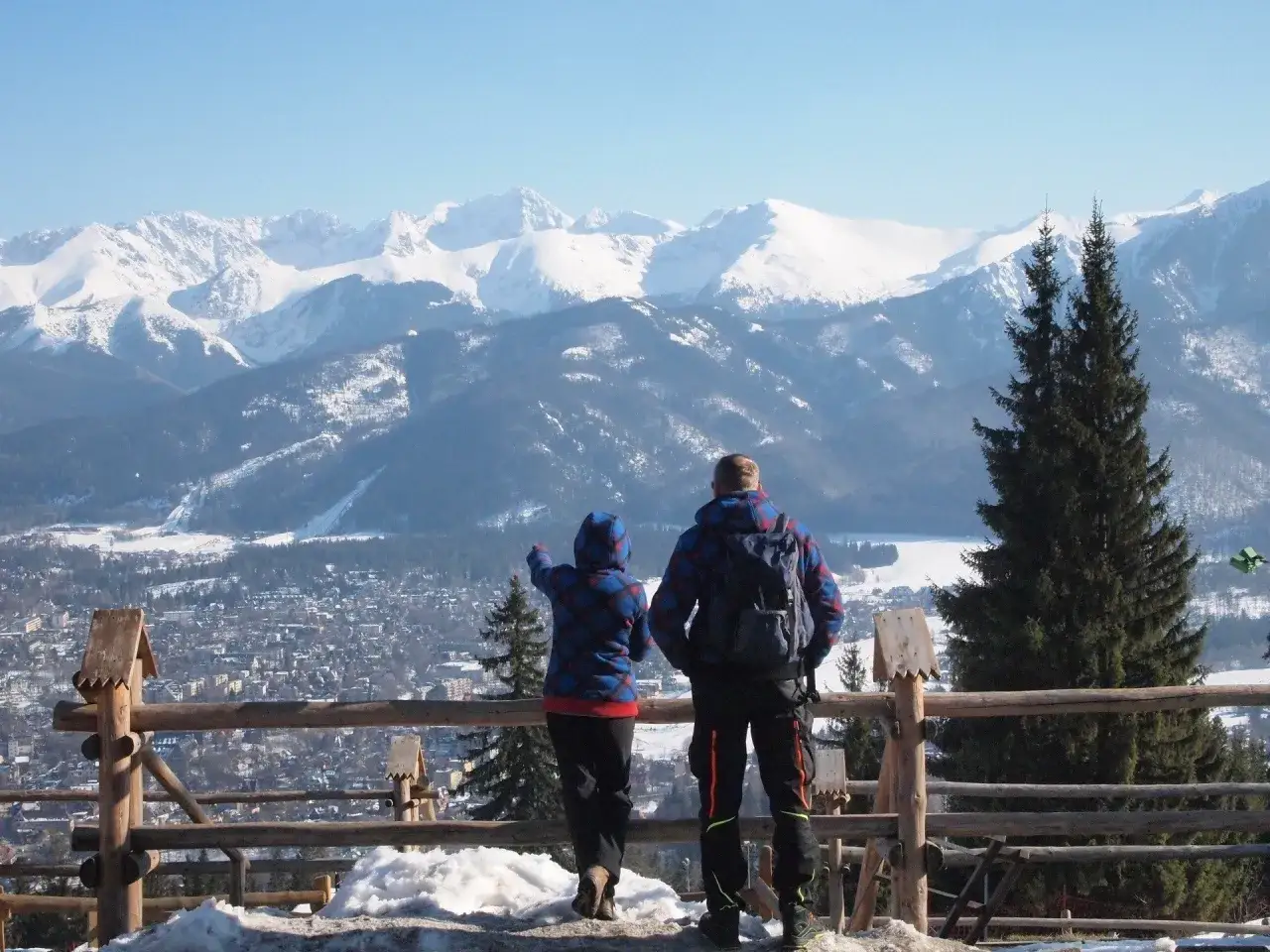 Restauracja Zakopane widok na Tatry