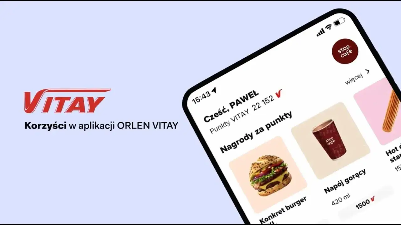Orlen Vitay aktywacja kuponu w aplikacji zrzut ekranu