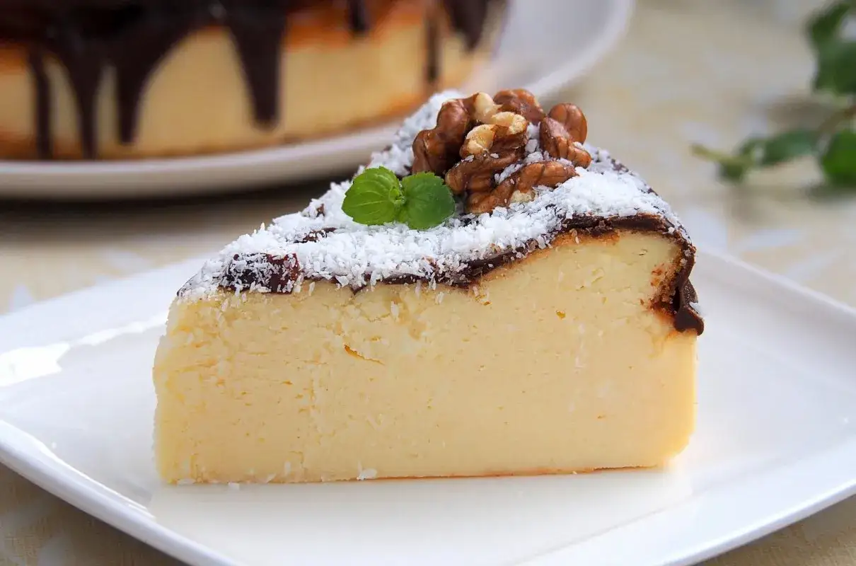 Sernik w standardowej blasze