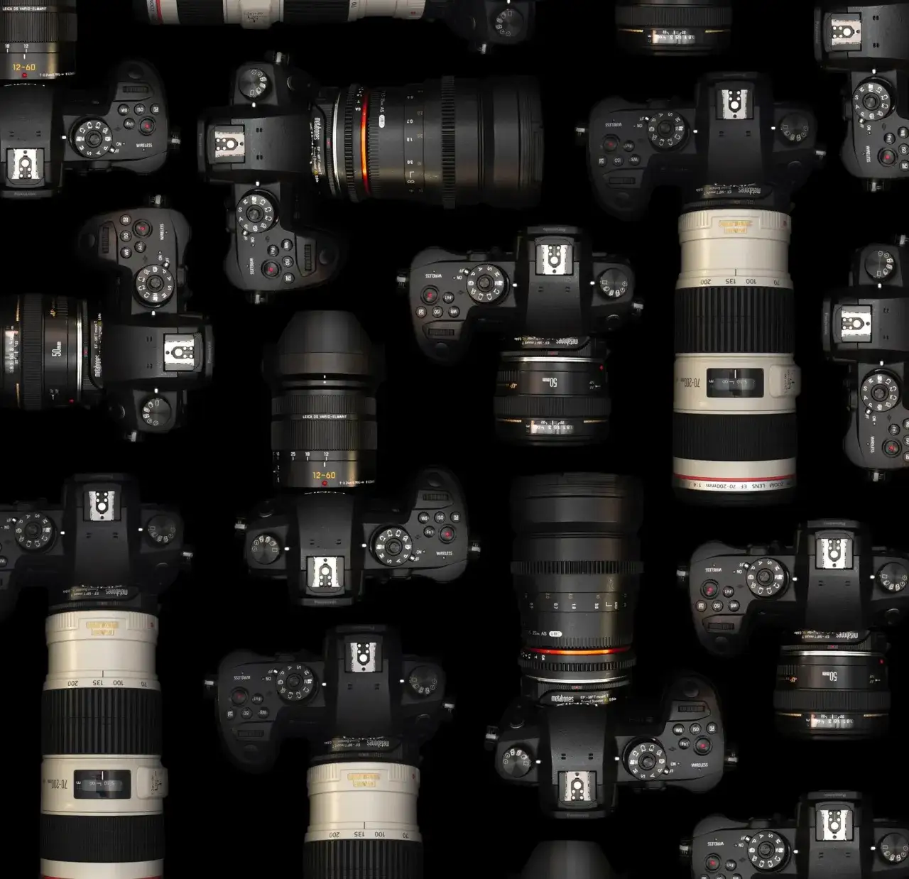 różne typy obiektywów fotograficznych do podróży
