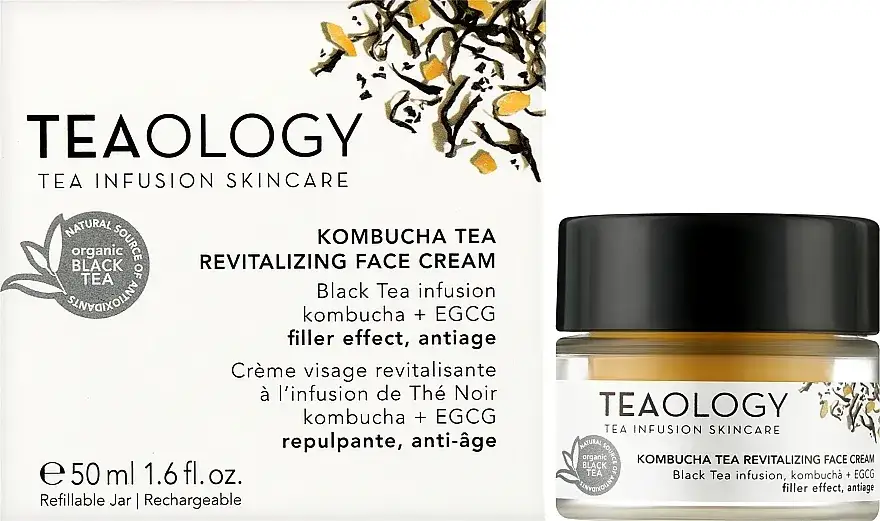 Teaology Kombucha Tea Revitalizing Cream opakowanie