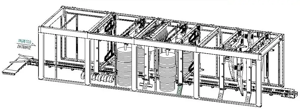 różnice myjnia portalowa a tunelowa schemat