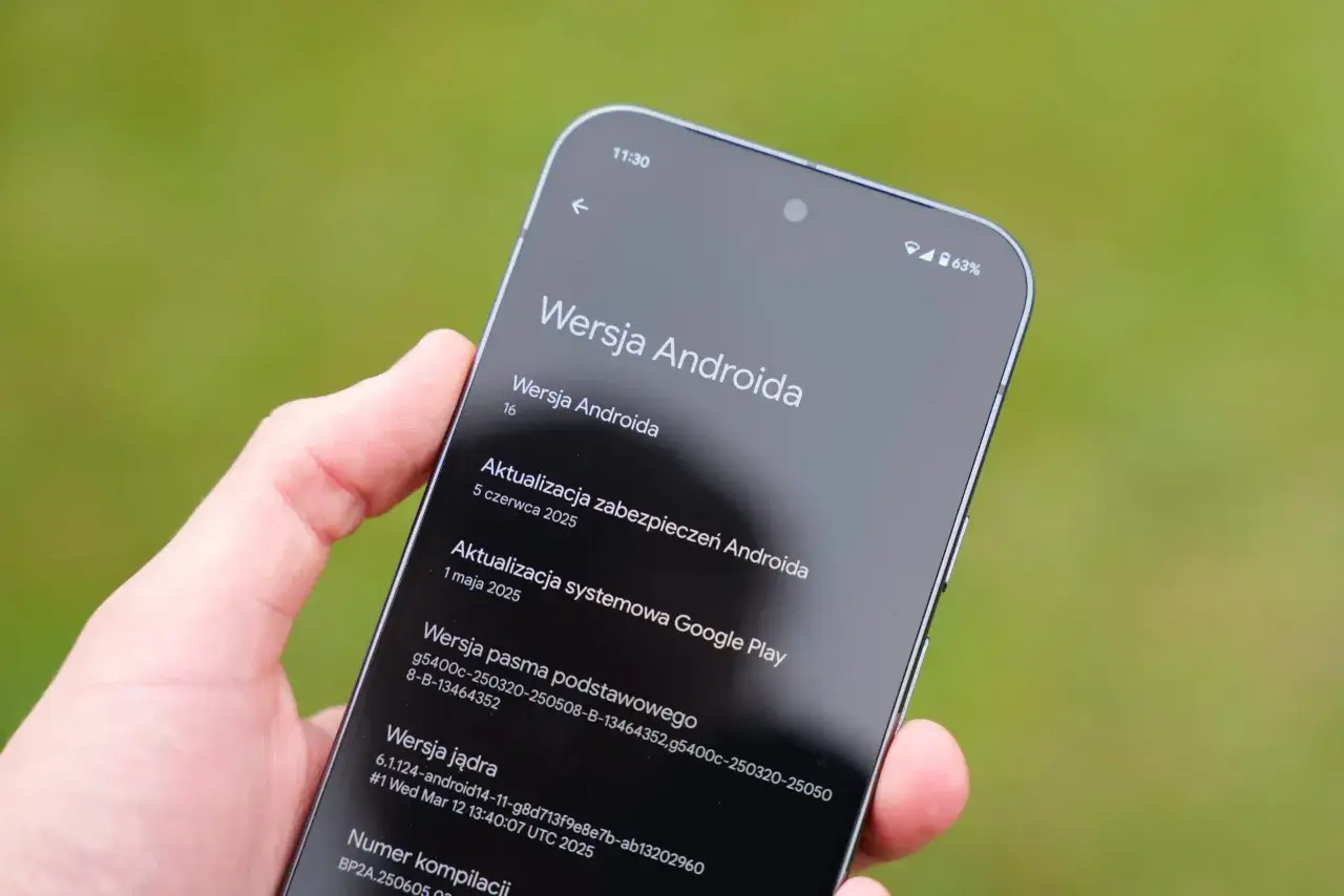 aktualizacja android ekran