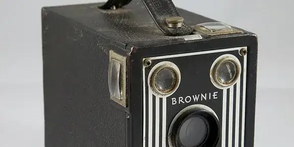 Aparat Kodak Brownie historyczny