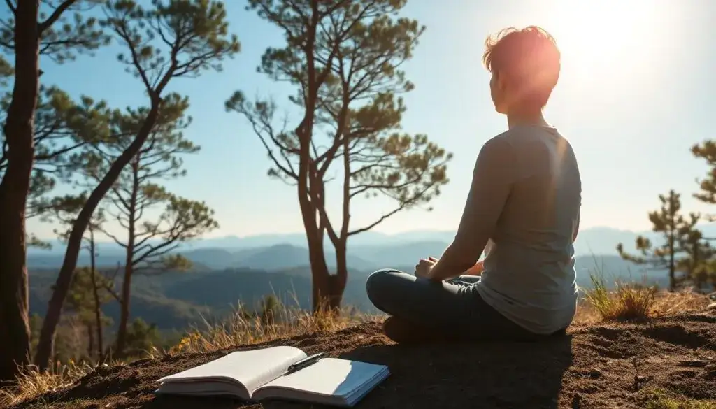 osoba zastanawiająca się nad swoją przyszłością, planowanie rozwoju osobistego
