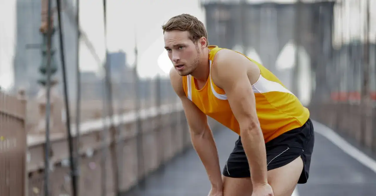 Biegacz oddychający przeponą