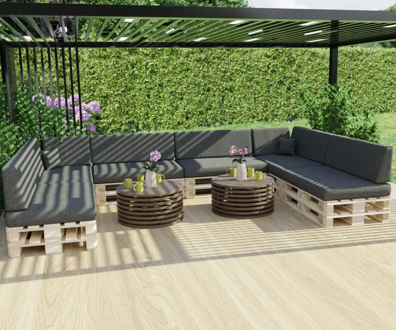 r&oacute;żne rodzaje poduszek ogrodowych i ich metki