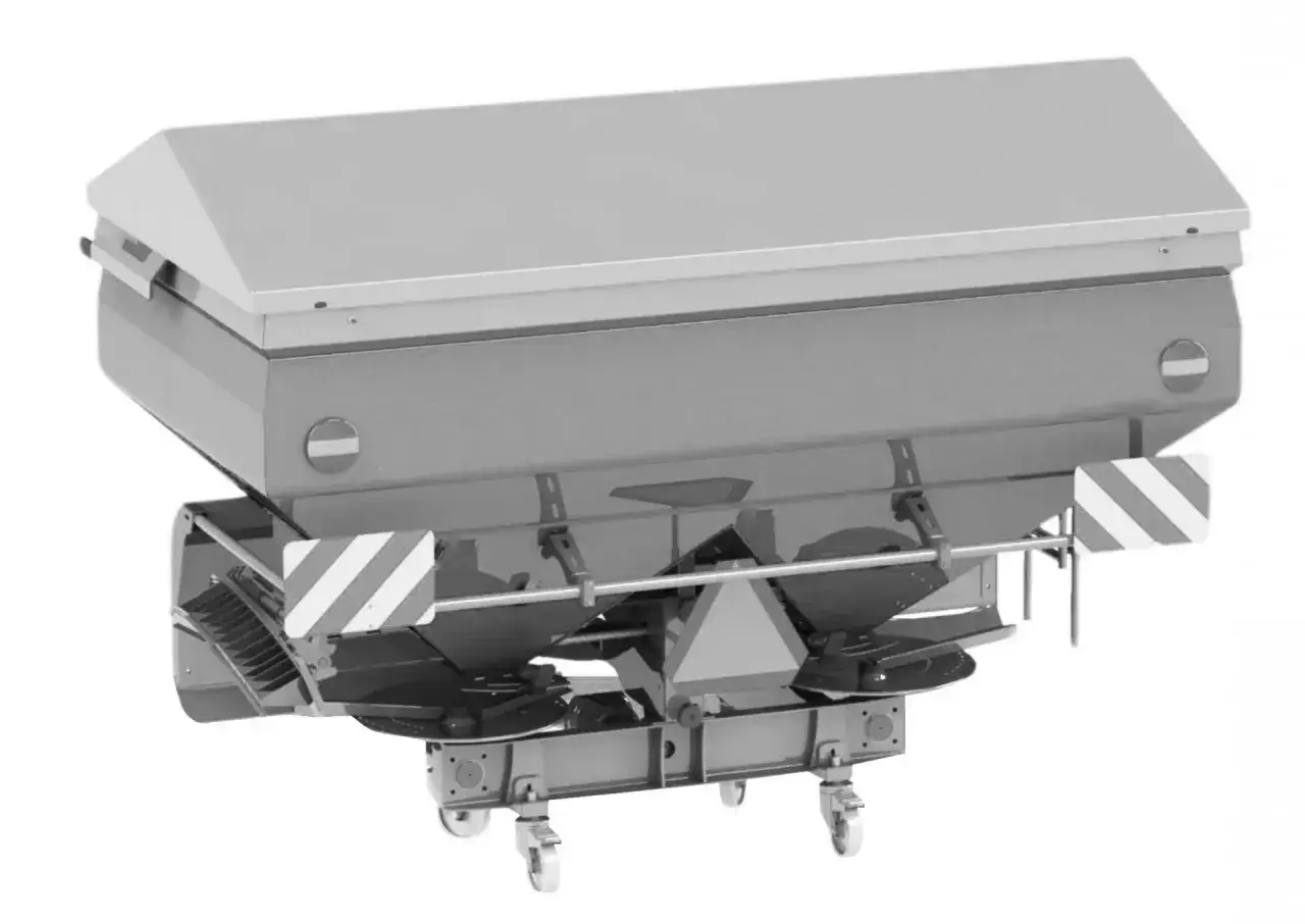 rozsiewacz nawoz&oacute;w z systemem GPS i ISOBUS