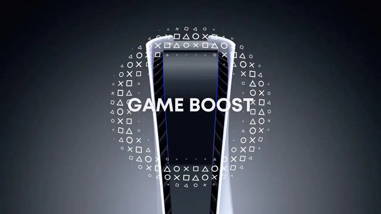 game boost ps5 logo porównanie grafiki