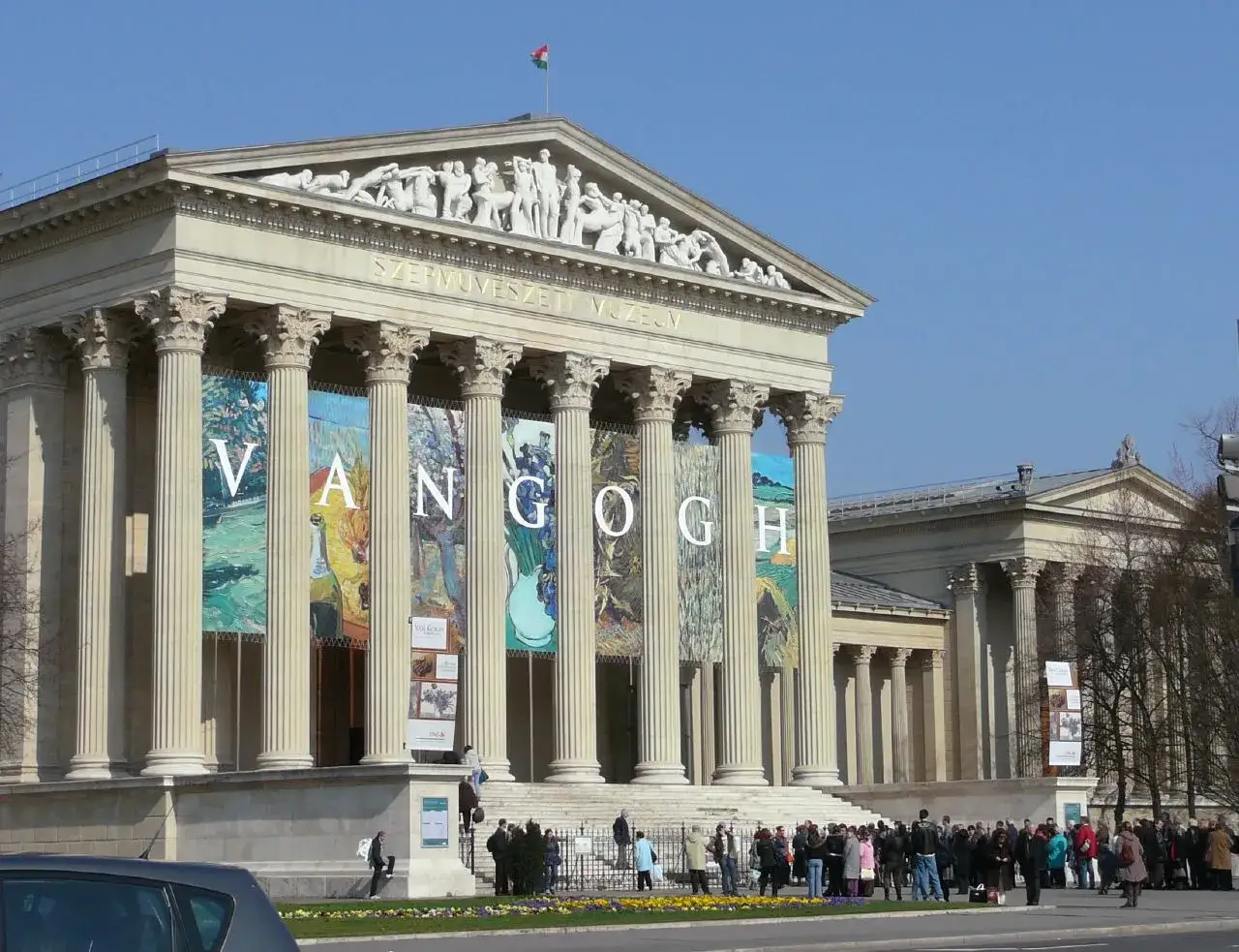 Muzeum Sztuk Pięknych Budapeszt fasada