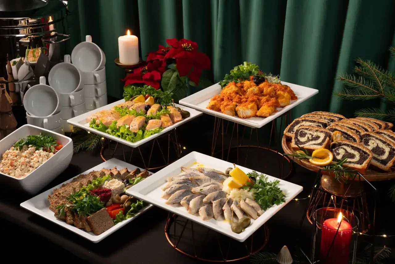 catering wigilijny dostawa obsługa zastawa