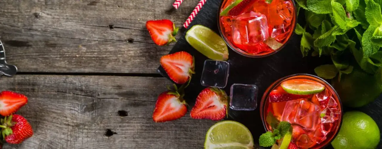 r&oacute;żne napoje na grilla