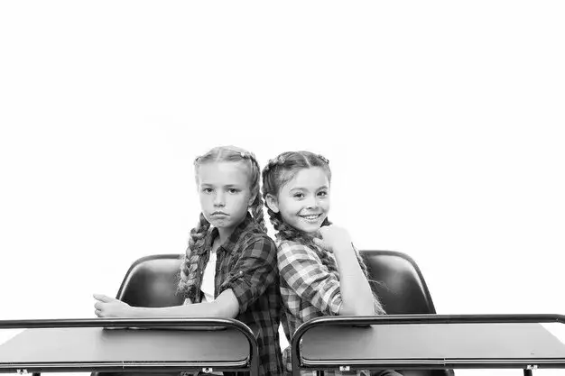 Dziecko zdające egzamin w szkole