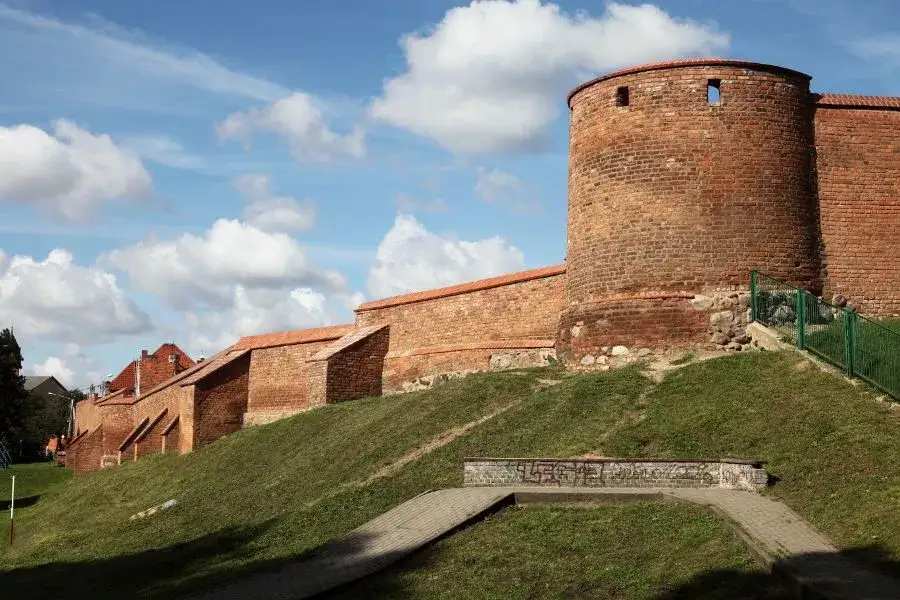 Panorama Chełmna z murami obronnymi