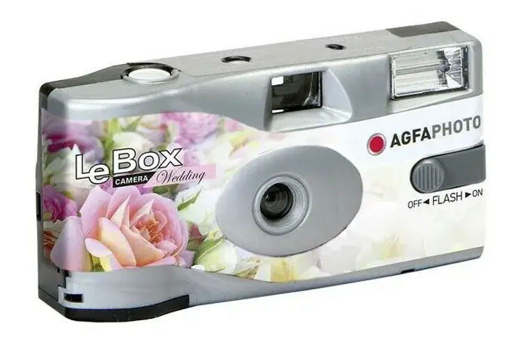 aparat jednorazowy z lampą błyskową