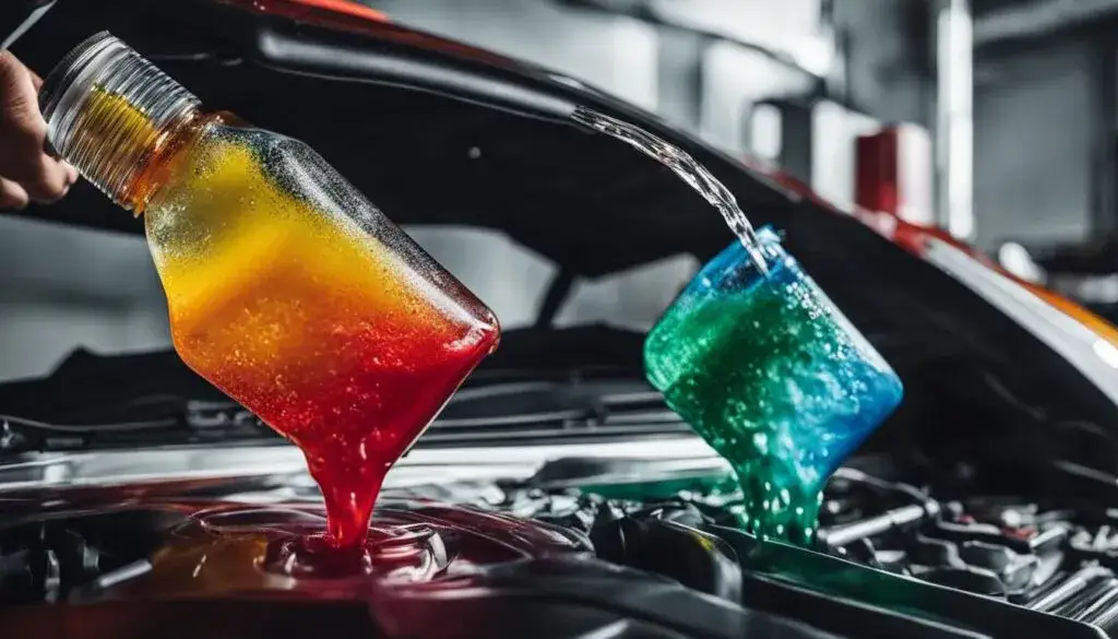 Zdjęcie Czy można mieszać płyn do chłodnicy różowy z niebieskim? Uważaj na skutki!