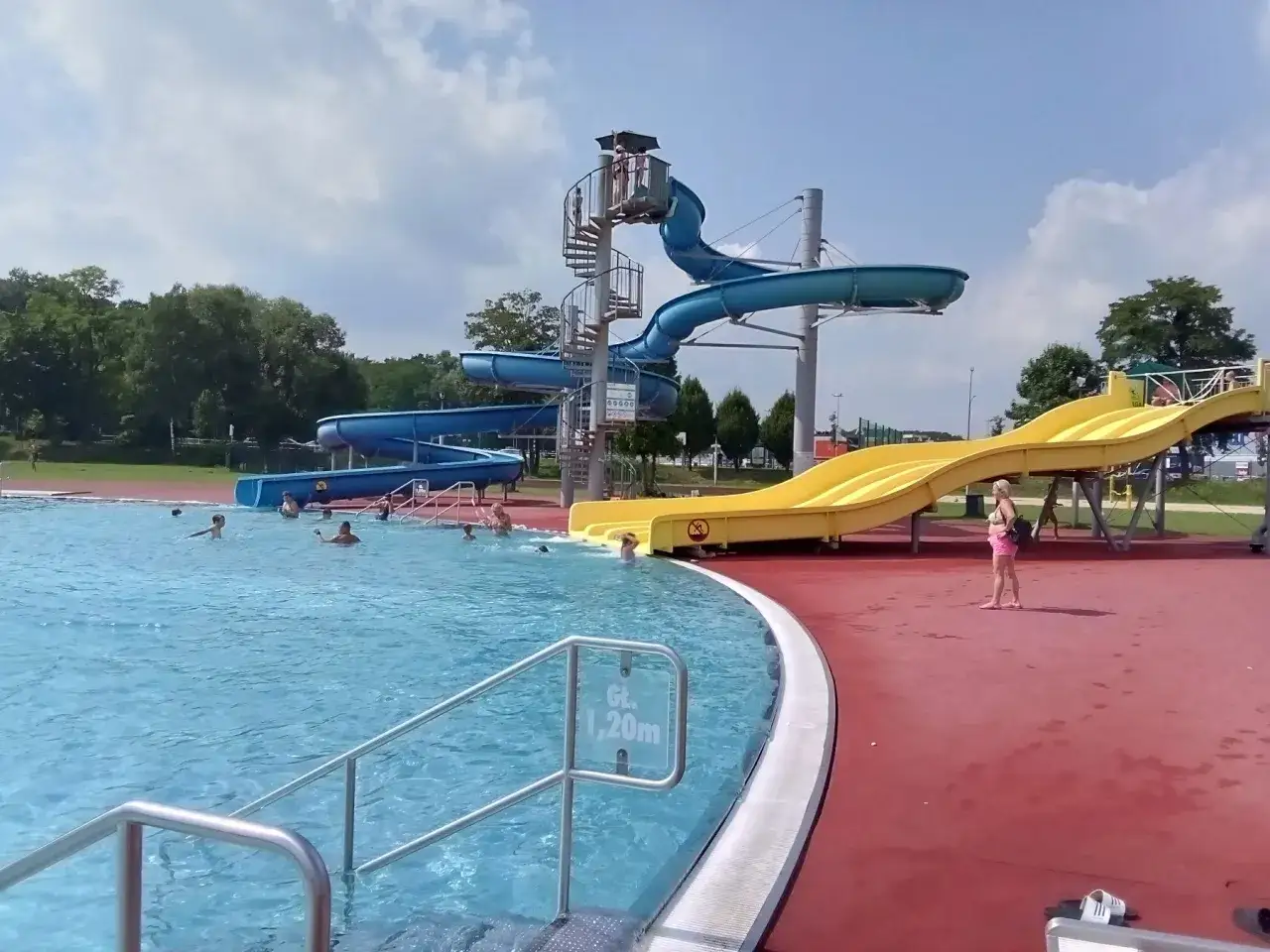 Basen Ruda Rybnik atrakcje zjeżdżalnie