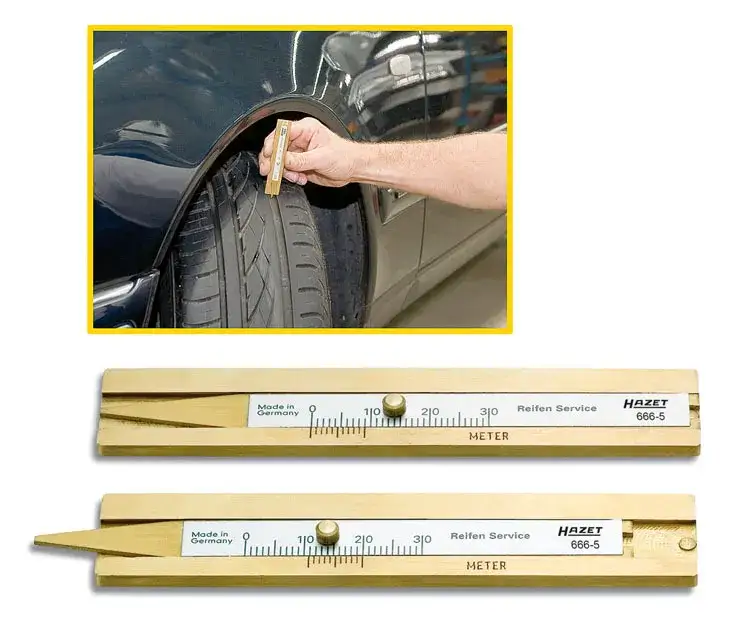 głębokość bieżnika opony miernik