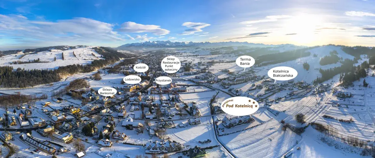 Kotelnica Białczańska narciarze