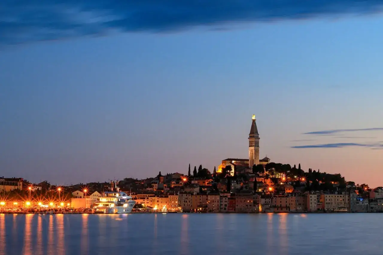 Rovinj Chorwacja widok z lotu ptaka