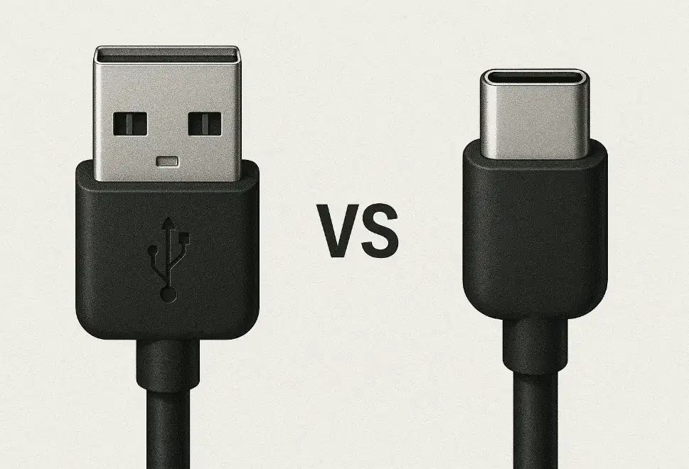 por&oacute;wnanie złącz usb a i usb c