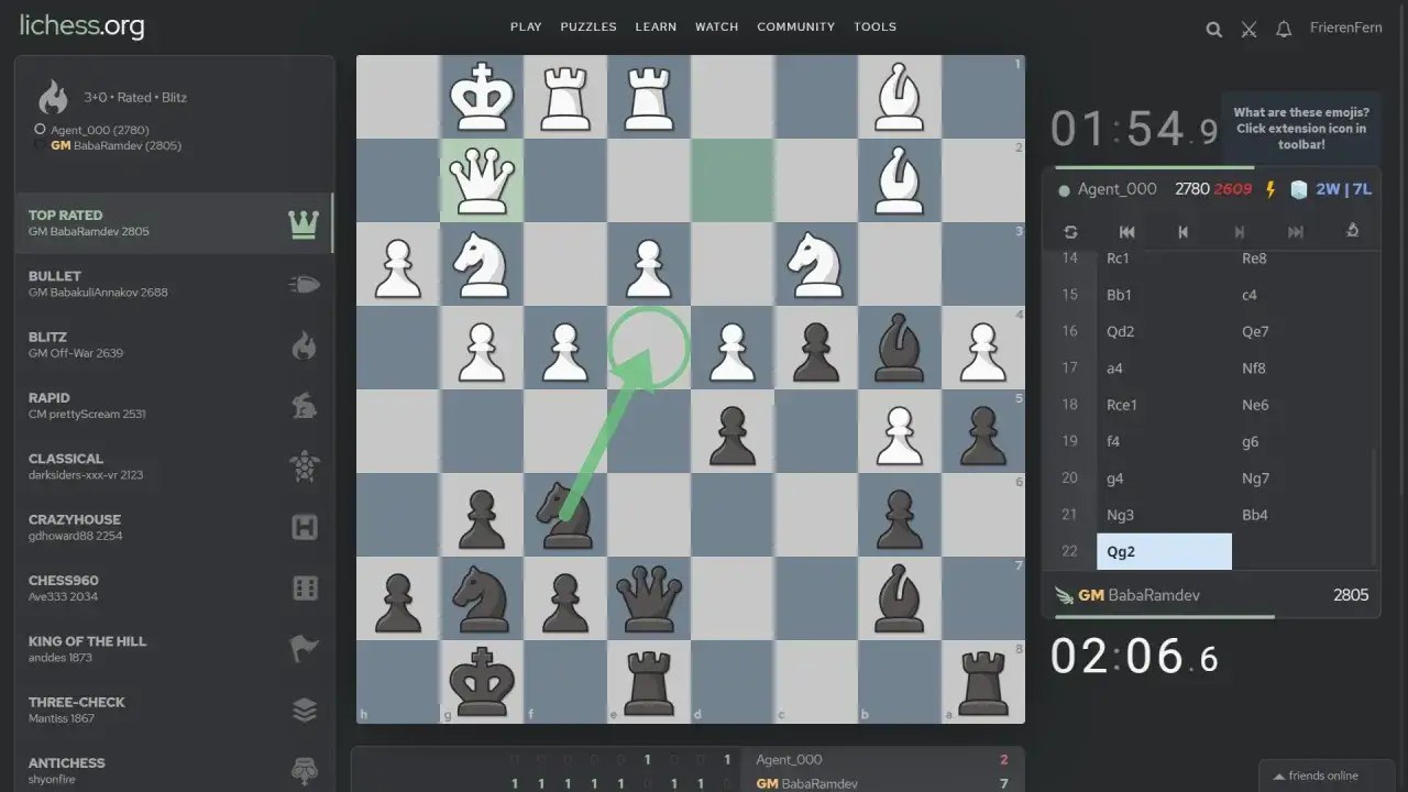 Lichess Chess.com interfejs gry z botem