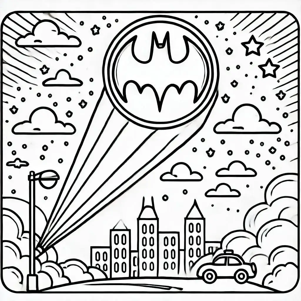 Zdjęcie Kolorowanka Batman - darmowe strony do druku dla kreatywnych dzieci