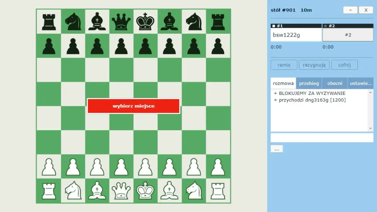 Kurnik.pl strona gł&oacute;wna szachy