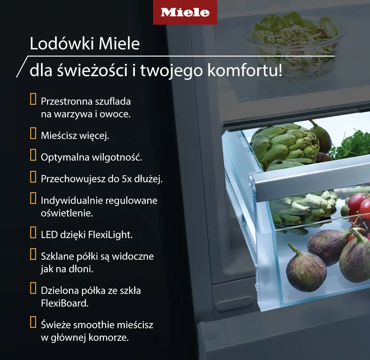 warzywa do lodówki i poza lodówką infografika