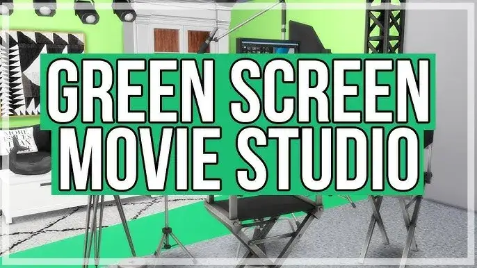 The Sims 4 domowe studio nagraniowe z zielonym ekranem