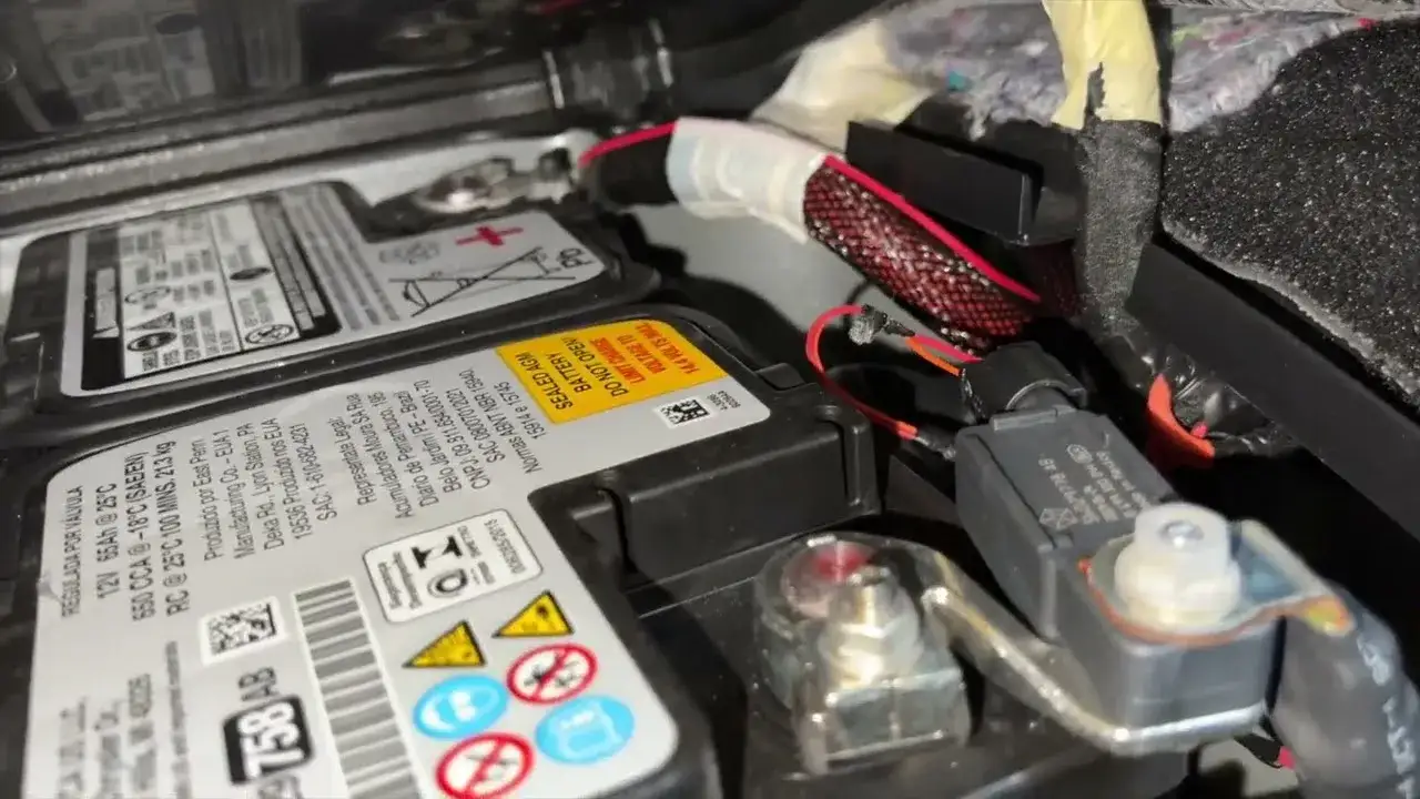 Jeep Grand Cherokee WK2 akumulator pod fotelem