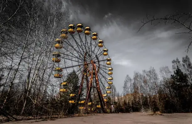 Prypeć diabelski młyn Czarnobyl
