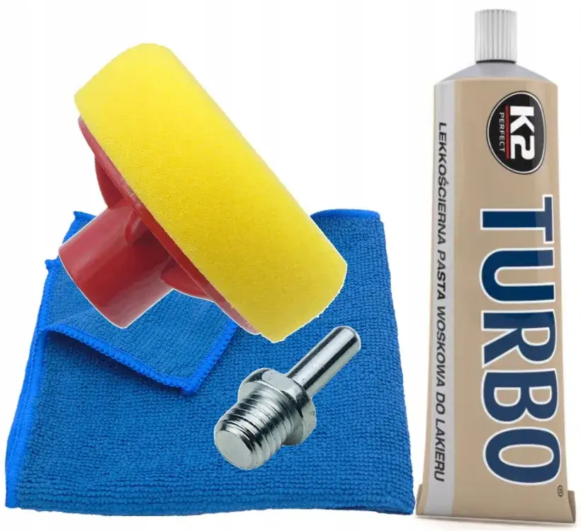 narzędzia do polerowania samochodu pasty pady